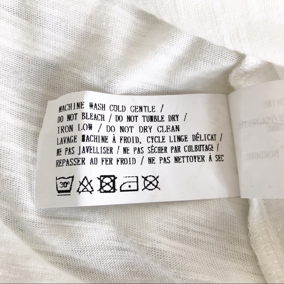 Anama Tank White Keyhole Ruffle Lightweight Top M - Picture 8 of 9